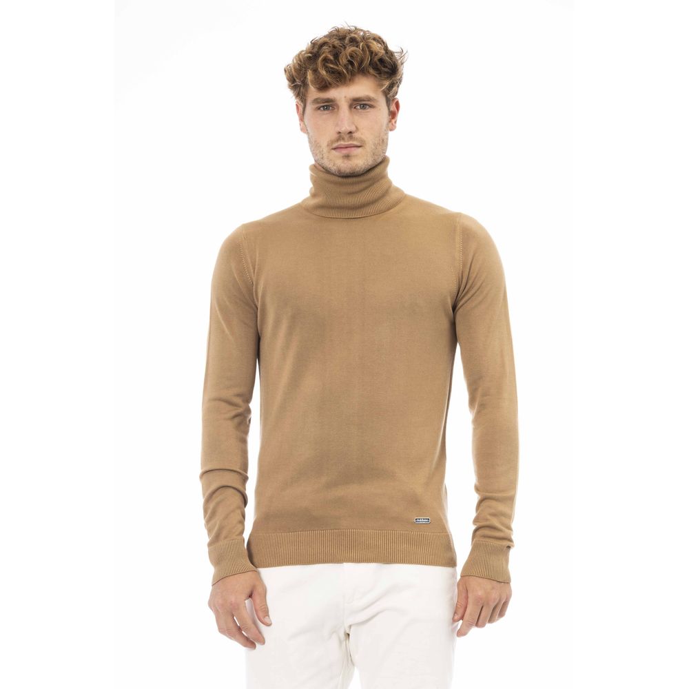 Beige Cashmere Men Sweater