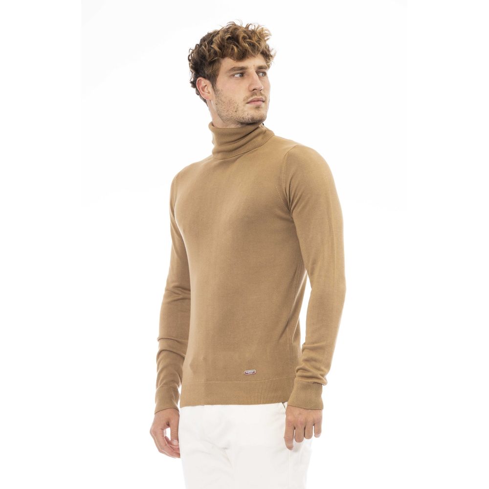 Beige Cashmere Men Sweater