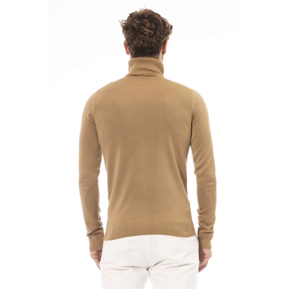 Beige Cashmere Men Sweater
